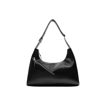 ZARA Polyurethane Handbag, Shoulder Bag Extra Large Men's Black