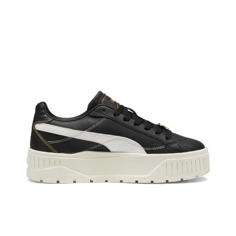 PUMA Karmen II Low Top Tennis Shoes Women's Black White-1