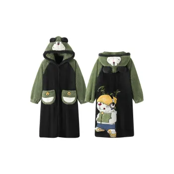 Maultiay Sleep Robe Men's Black