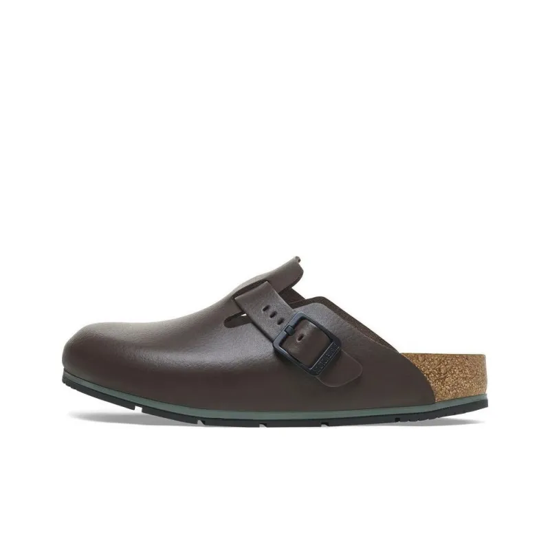 Birkenstock Abrasion Resistant Closed Toe Slippers Unisex Brown-0
