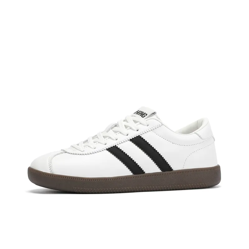 RED DRAGONFLY Small White Shoes Lightweight And Breathable Low Top Casual Shoes Men's White Black-1