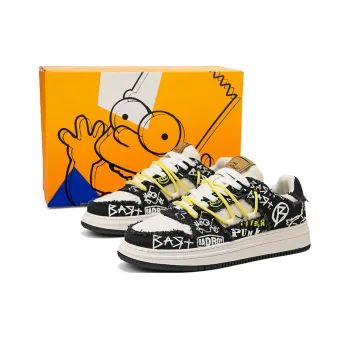 The Simpsons Low Top Skateboard Shoes Unisex