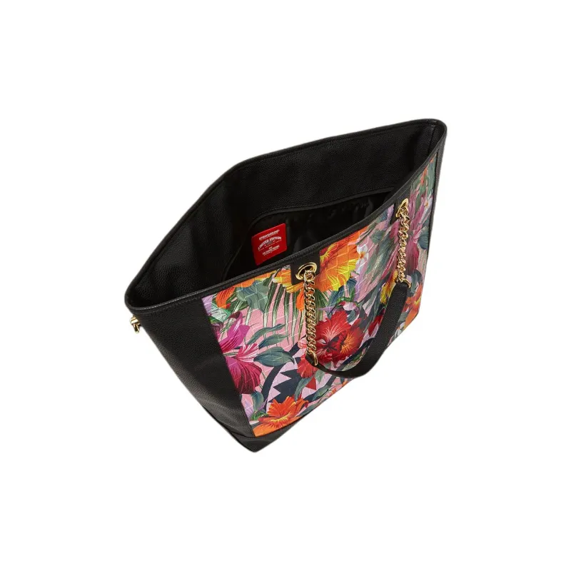 SPRAYGROUND Artificial Leather Tote Bag Shopping Bag Shoulder Bag Handbag Women's Black & Multicolor-3