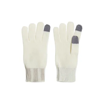 Adidas Acrylic Knit Gloves Unisex White