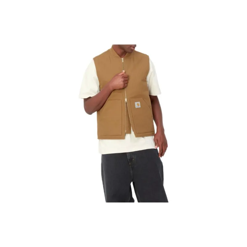 Carhartt WIP Logo patch Zipped Vest-2