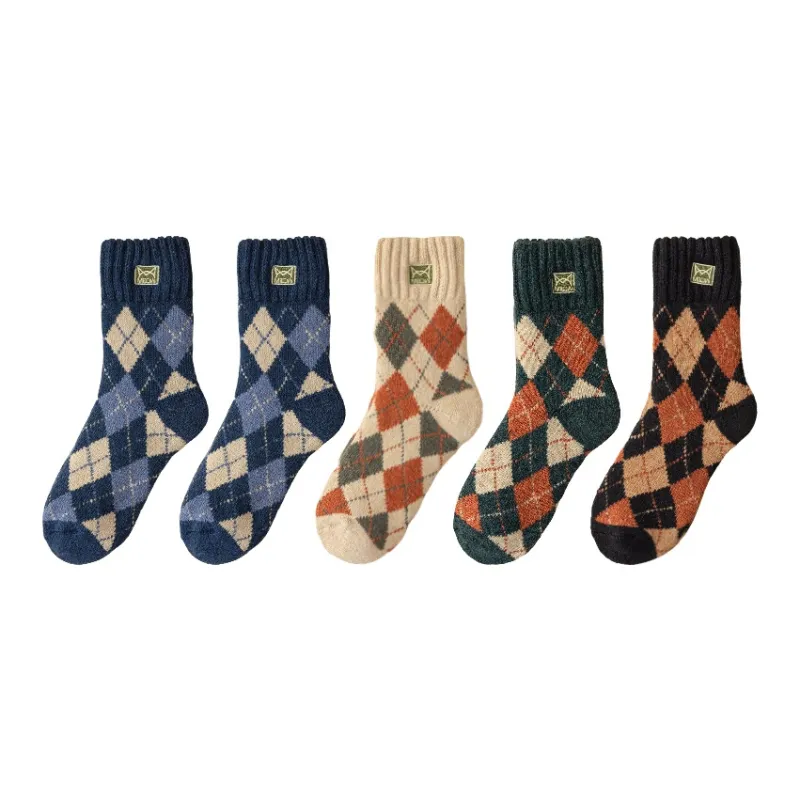 MIIOW Mid Calf Socks Men's Combo Set-7
