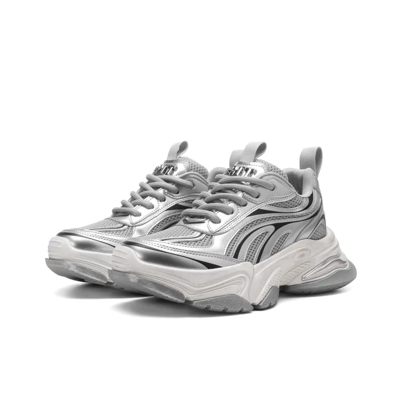 PMT Fashion Casual Cushioning Anti-Slip And Wear-Resistant Height Increasing Low-Top Chunky Sneakers Unisex-2