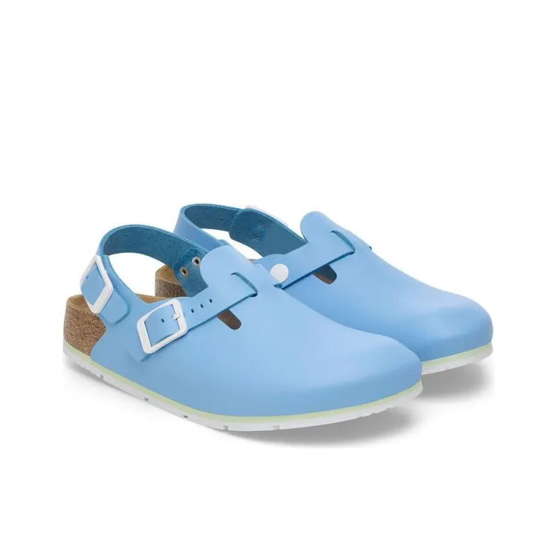 Birkenstock Rubber Sole Abrasion-Resistant Wrap-toe Slippers Unisex Blue-3