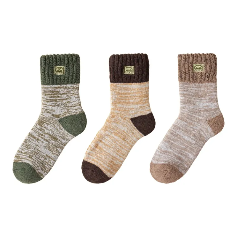 MIIOW Mid Calf Socks Men's Combo Set-1