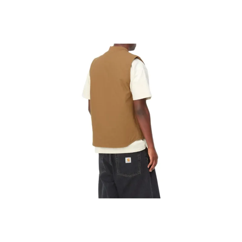Carhartt WIP Logo patch Zipped Vest-4