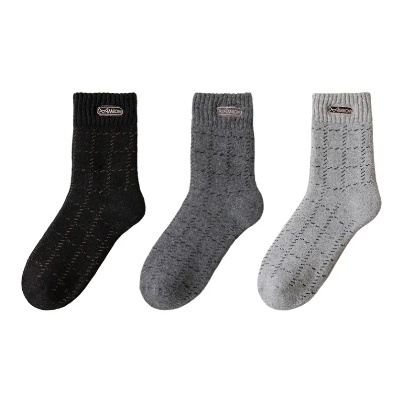 MIIOW Mid Calf Socks Men's Combo Set-0