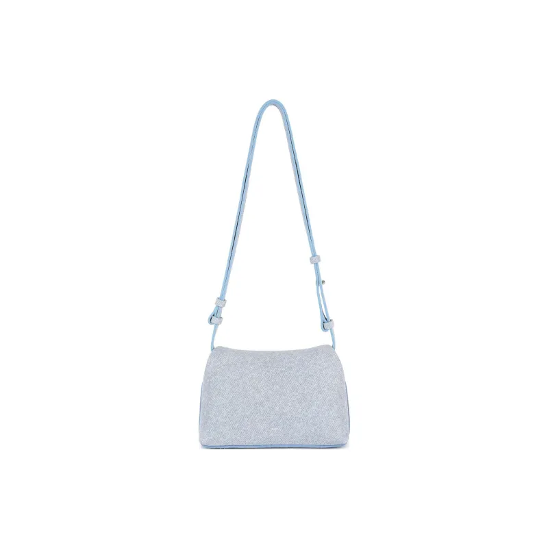 OSOI Cow Leather Crossbody Bag Shoulder Bag Regular Women's Light Blue-2