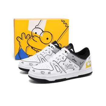 The Simpsons Cushioned Anti Slip Wear Resistant Breathable Lightweight Low Top Casual Shoes Unisex
