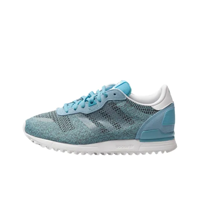 Adidas Originals ZX 700 Anti Slip Wear Resistant Low Top Casual Shoes Women's Blue-0