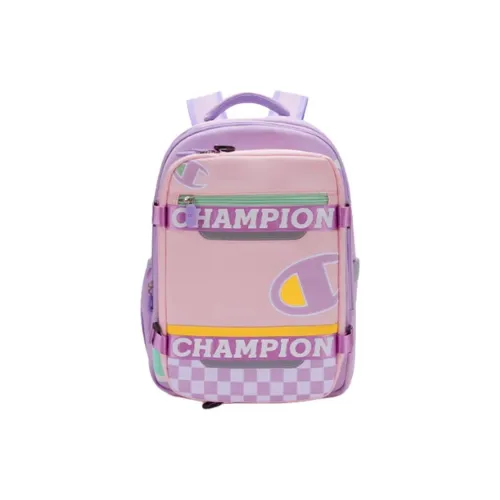 Champion Fabric Backpack Regular Kids' Light Pink/green