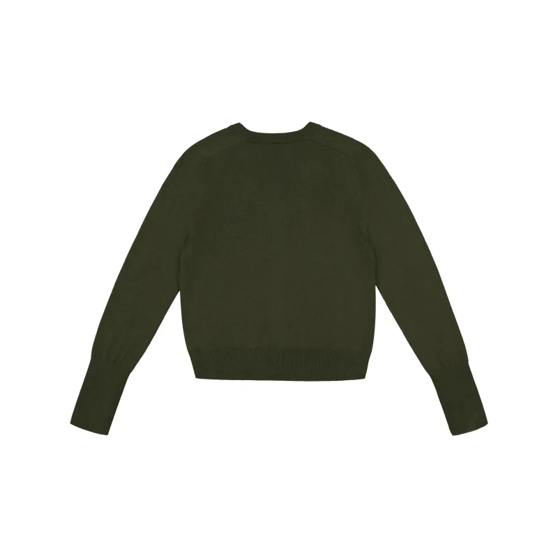 Fax Copy Express Knitwear Women's Army Green-1
