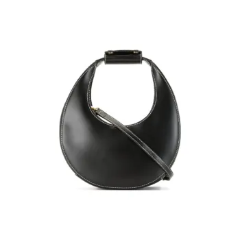 Staud Moon Leather Shoulder Bag