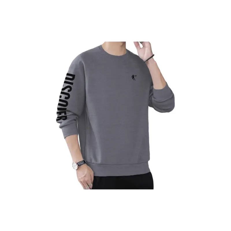 QIAODAN Sweatshirt Men's Dark Heather Gray-2