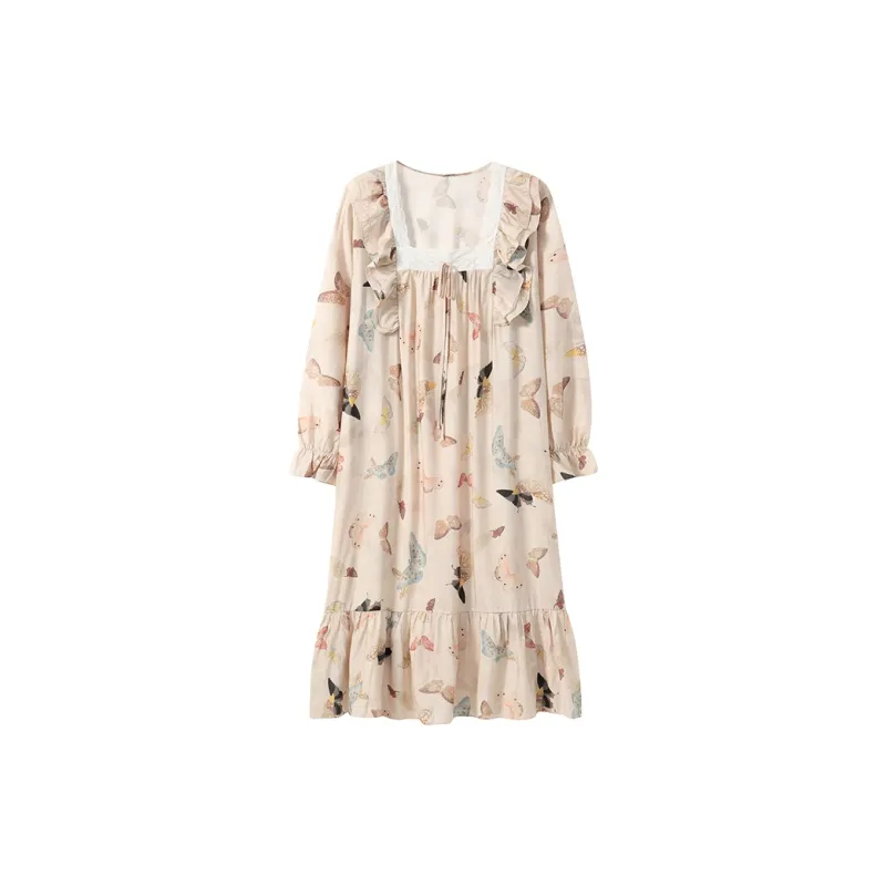 Lan Miao Pajama Set Women's Ecru-12