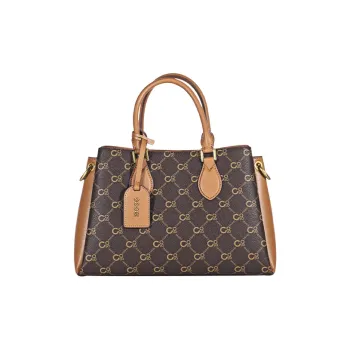 COOGI Synthetic Leather Shoulder Bag, Crossbody Bag, Handbag Tubas Women's Coffee
