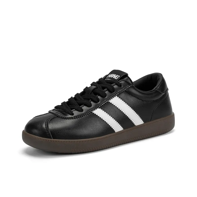 RED DRAGONFLY Small White Shoes Lightweight And Breathable Low Top Casual Shoes Men's White Black-7