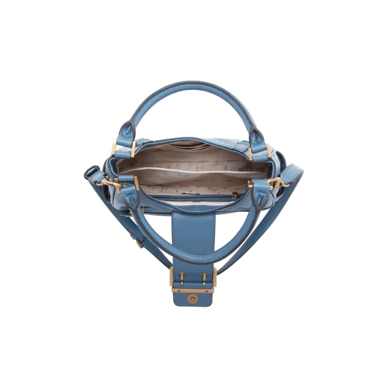 GUESS Artificial Leather Shoulder Bag Regular Women's Lake Blue-3