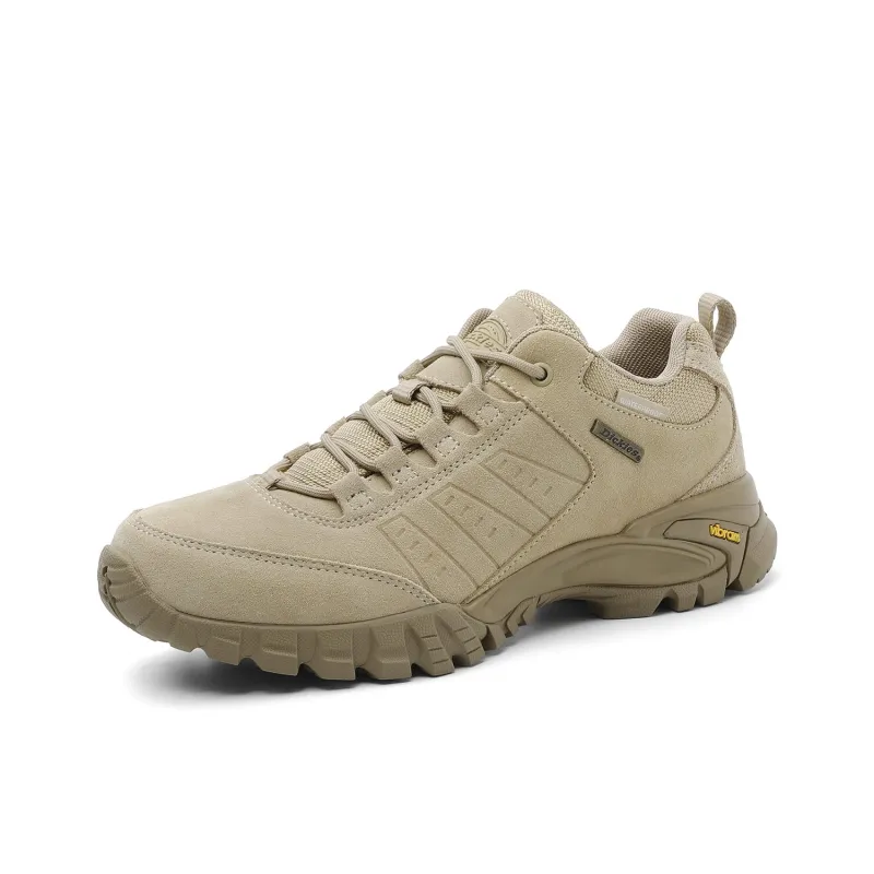 Dickies Cushioned Wear Resistant Water Resistant Low Top Hiking Shoes Men's Khaki-1