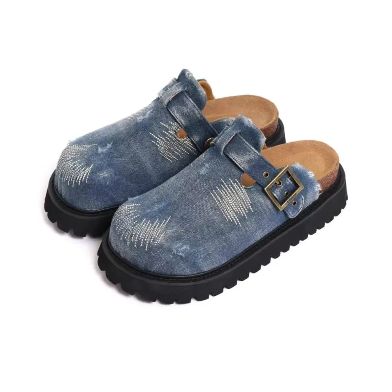 EBLIS HUNGI Abrasion Resistant Slip Resistant Wrap toe Slippers Unisex-1