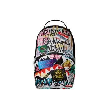 SPRAYGROUND Polyvinyl Chloride Backpack Unisex Black & Multicolor