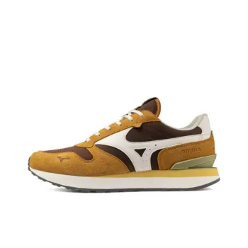 Mizuno RB87 Anti Slip Wear Resistant Low Top Running Shoes Unisex Brown