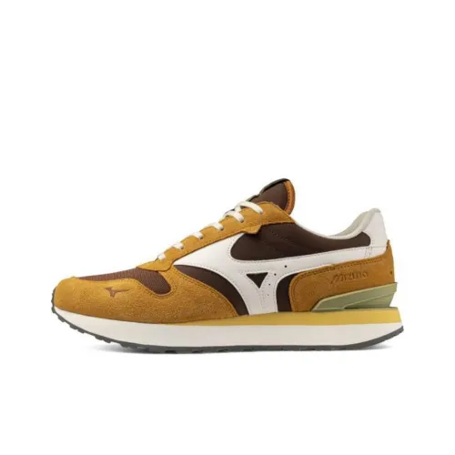 Mizuno RB87 Anti Slip Wear Resistant Low Top Running Shoes Unisex Brown