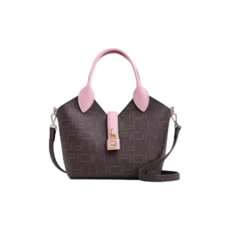 FION PVC Basket Bag Tote Bag Shopping Bag Shoulder Bag Crossbody Bag Handbag Medium Size Women's Multicolor-13
