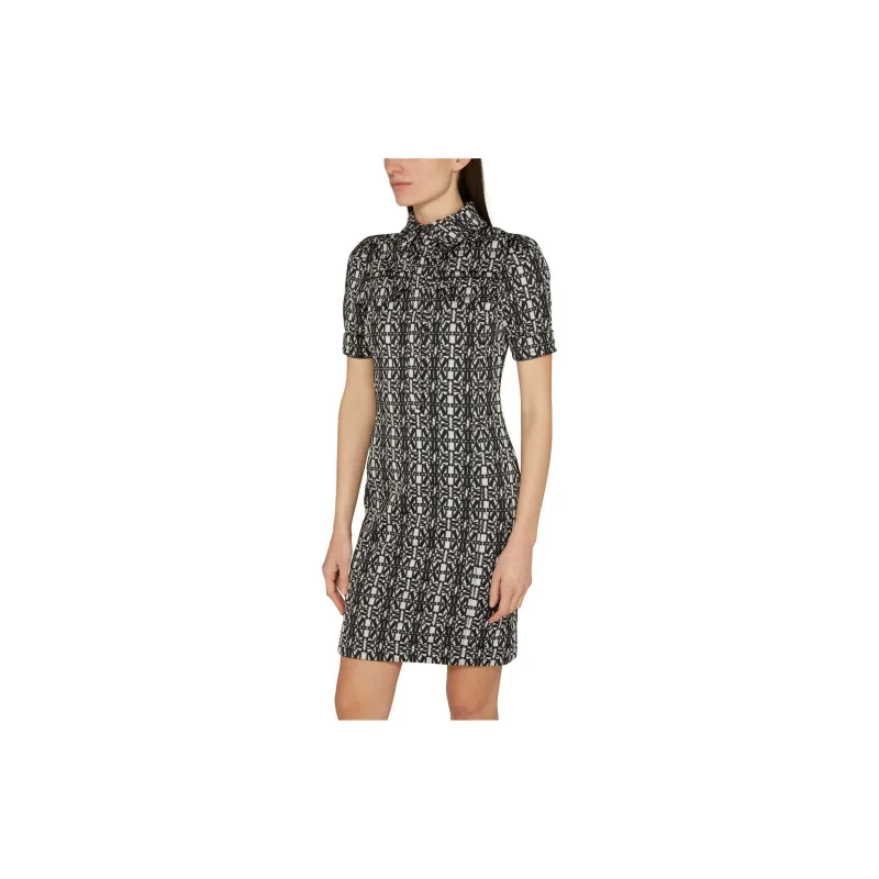MaxMara Cesy Monogram jacquard Dress-8