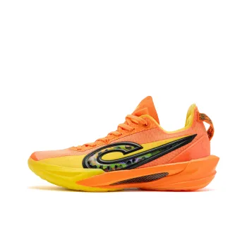 QIAODAN Fang Ci RISE 2.0 Basketball Shoes Men Low Top Sunlight Yellow