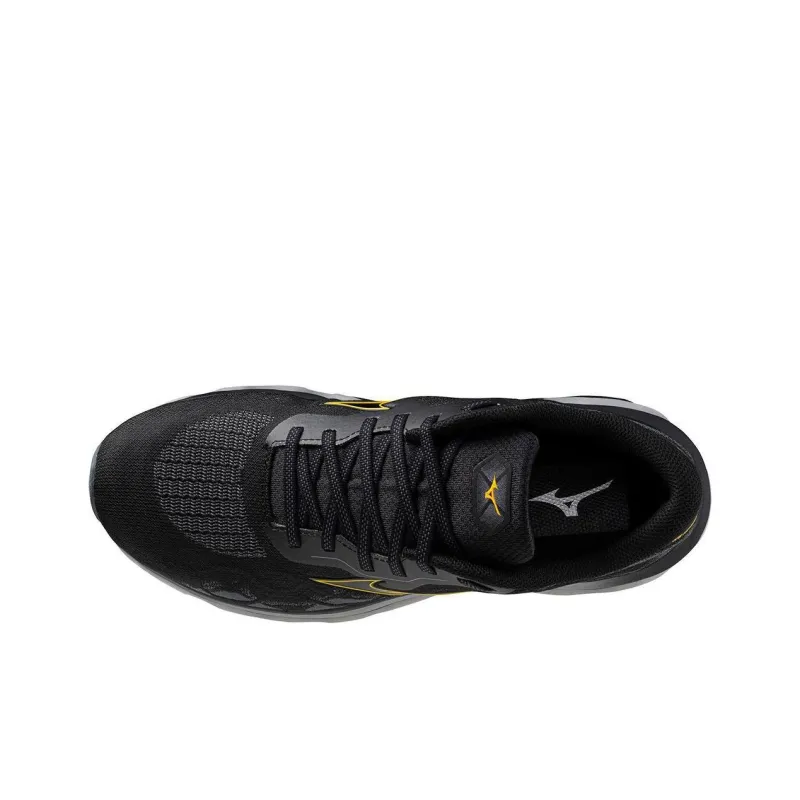 Mizuno Wave Horizon 7 Cushioning And Breathable Low Top Running Shoes Men's Black-2