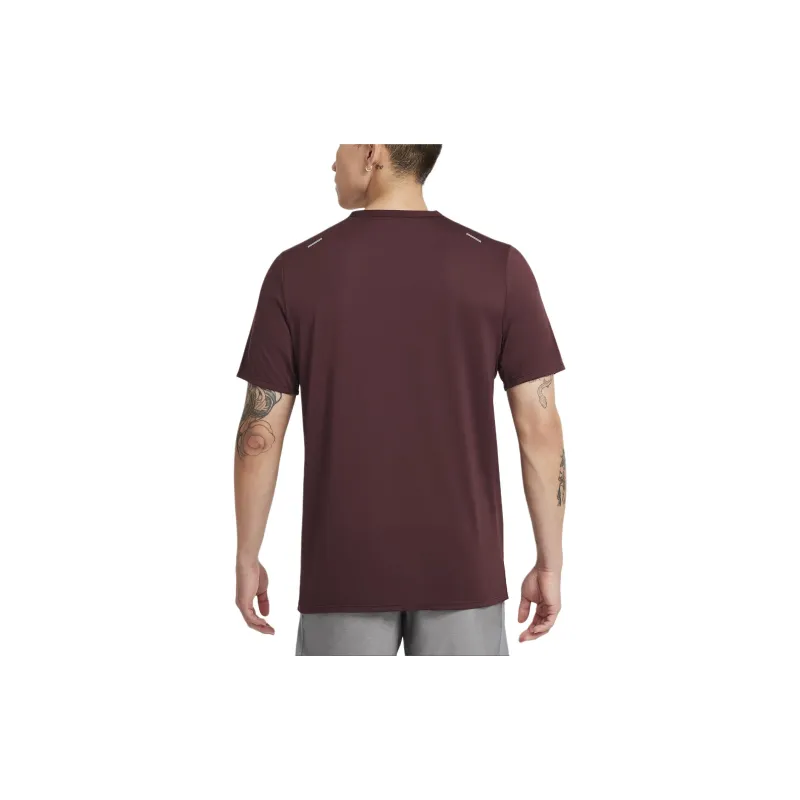 Nike RISE 365Dri Fit T Shirt Men's Burgundy Red-1