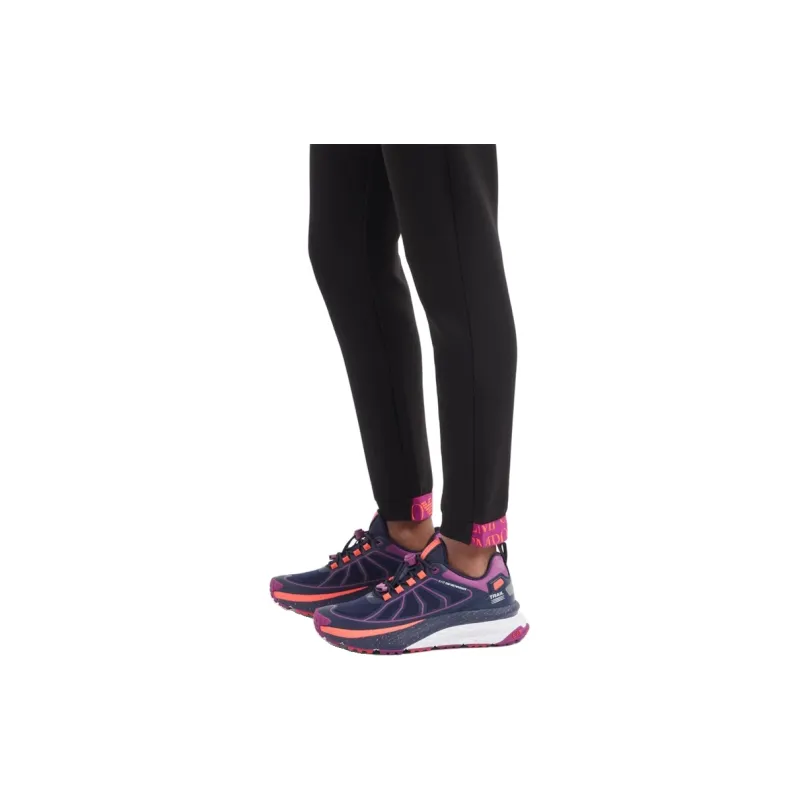 EMPORIO ARMANI EA7 FW24 Knitted Sports Pants Women's Black-4