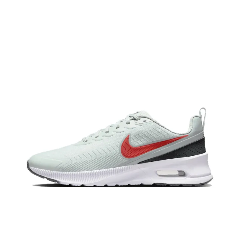 Nike Air Max Nuaxis Light Silver Light Pumice White Picante Red-0
