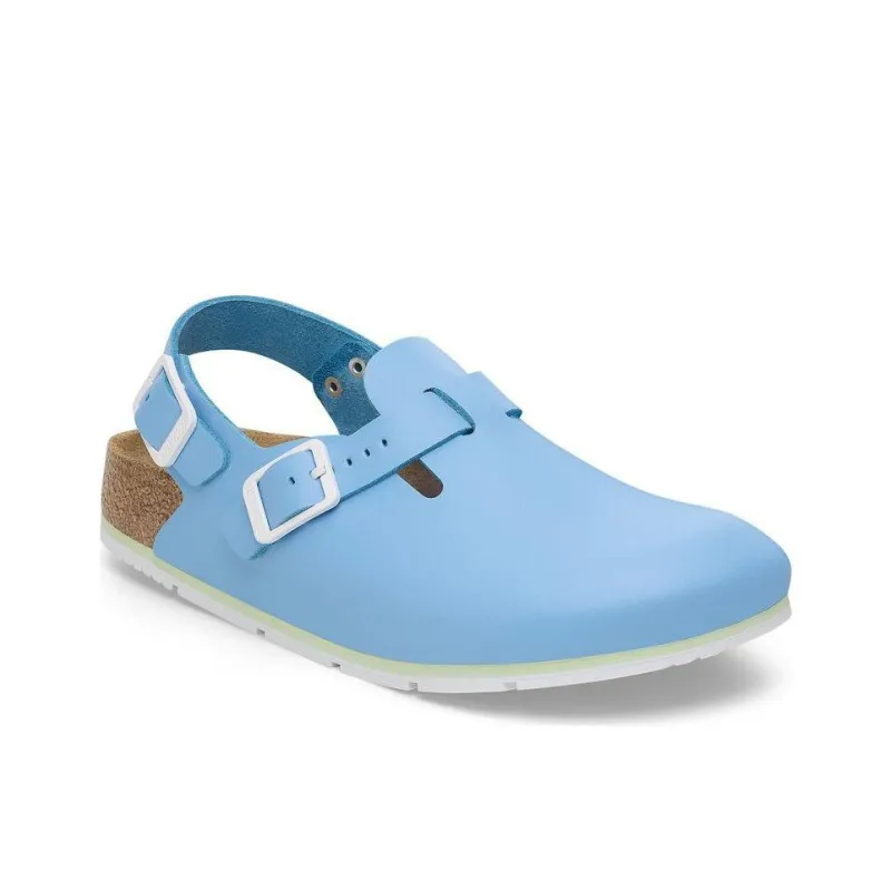 Birkenstock Rubber Sole Abrasion-Resistant Wrap-toe Slippers Unisex Blue-2