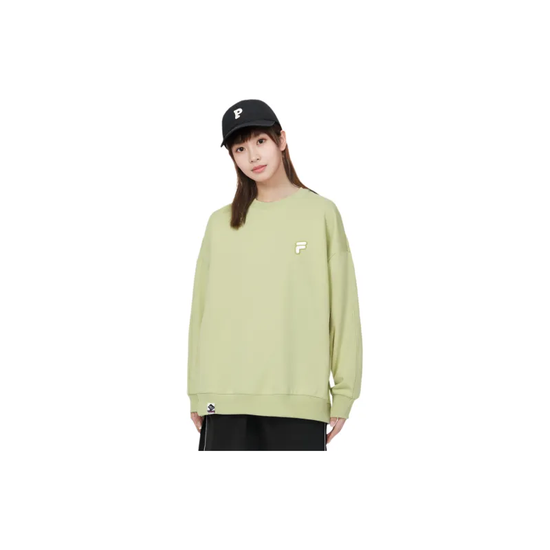 FILA FUSION Sweatshirt Unisex Cream Fruit Green-2