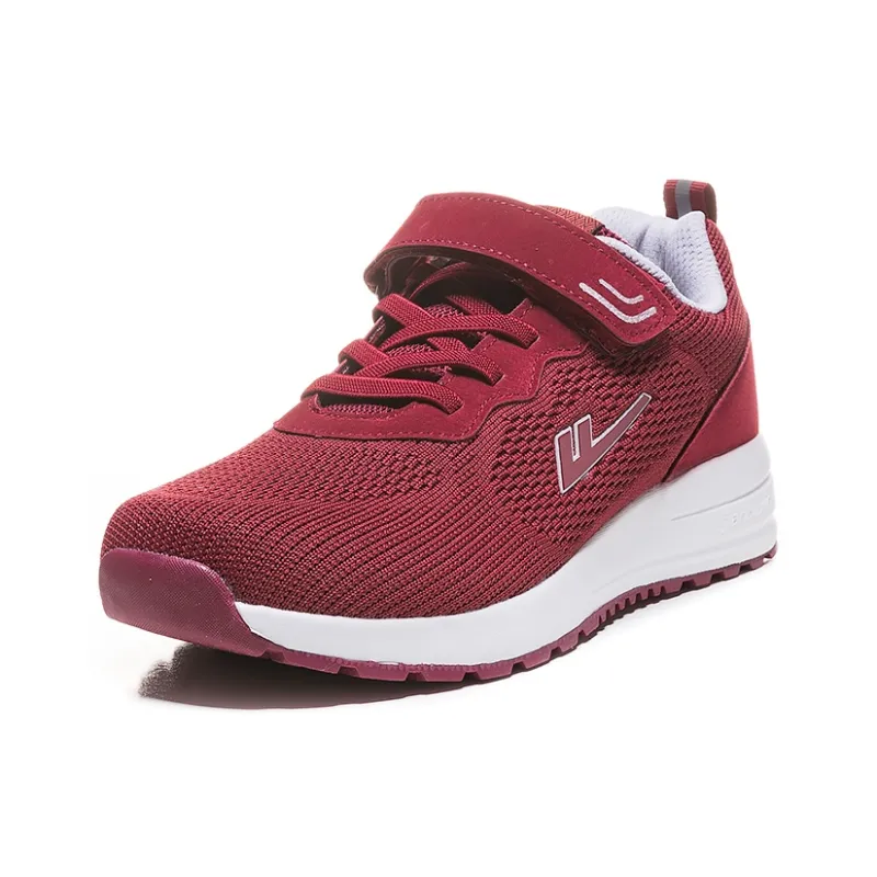 Warrior Wear Resistant Slip Resistant Low Top Casual Shoes Women's Red-1