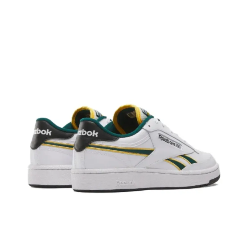 Reebok Club C Revenge White Fierce Gold Green-3