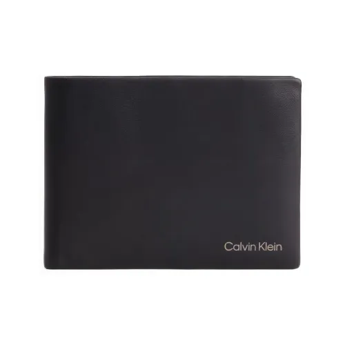 CALVIN KLEIN Leather Wallet Men's Black