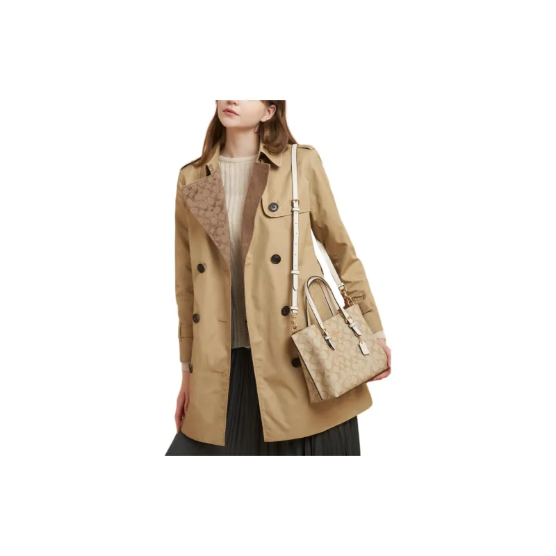 COACH FW22 Trench Coat Women's Khaki-2