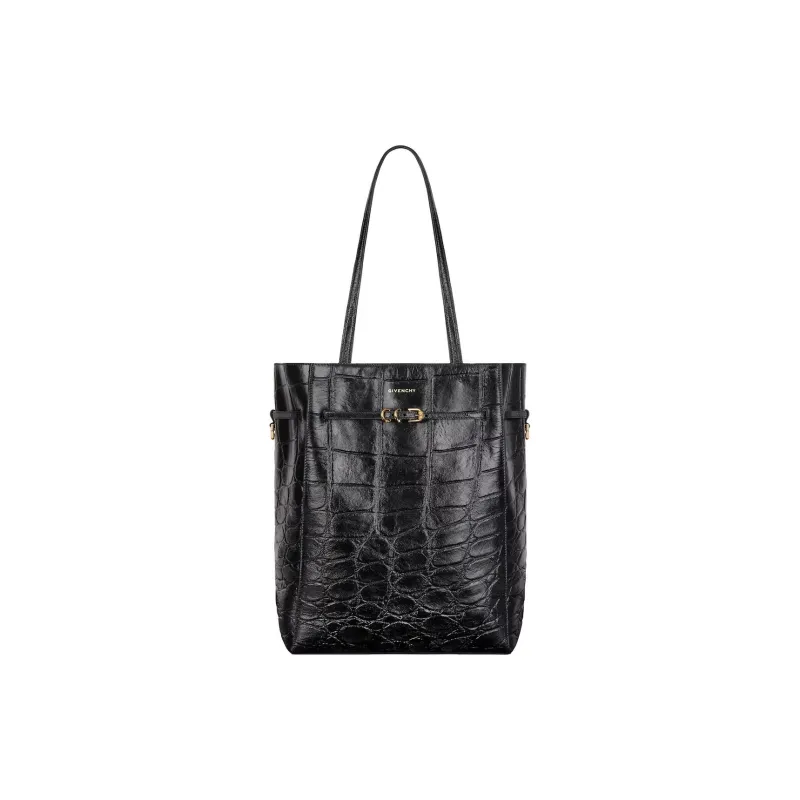 GIVENCHY Voyou Calfskin Tote Bag, Shopping Bag, Handbag, Shoulder Bag Medium Size Women's Black-0