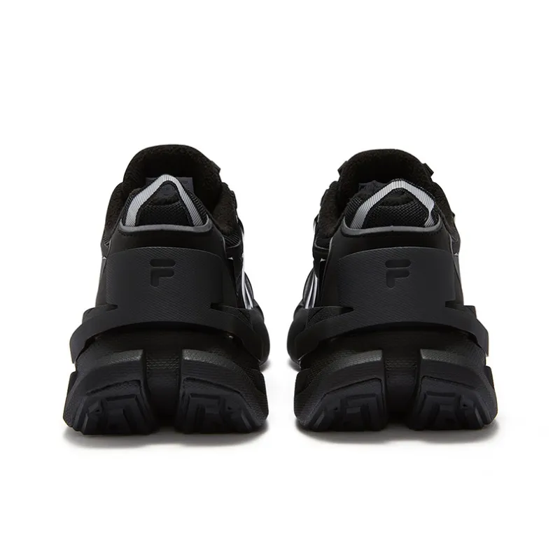 FILA FUSION TI 22 Abrasion Resistant Low Top Casual Shoes Women's Black-3