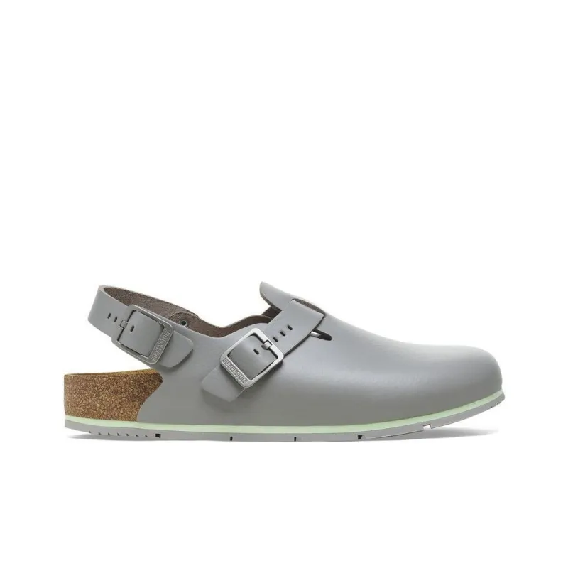 Birkenstock Rubber Sole Abrasion Resistant Wrap toe Slippers Unisex Gray-1
