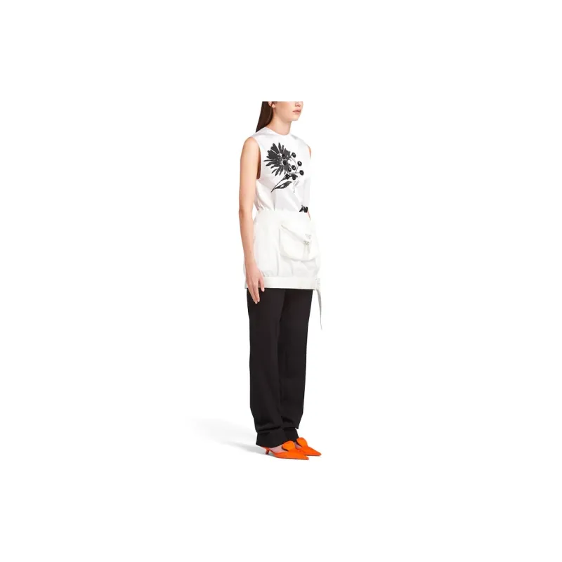 PRADA SS21 Casual Short Skirts Women's White-4