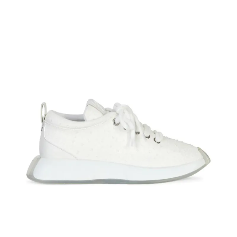 Giuseppe Zanotti/GZ Fero Cushioned Wear-Resistant Lightweight Warm Low-Top Skateboard Shoes Women's White-1