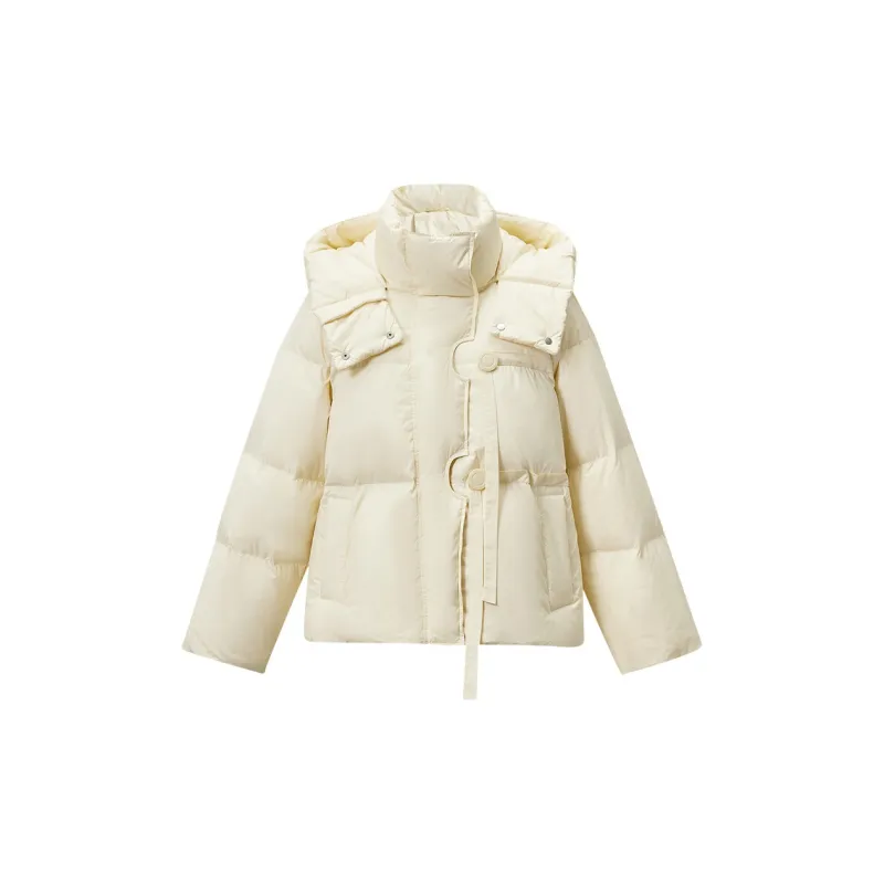 SENTUBILA Down Jackets Women's Honey Blend Yellow-0